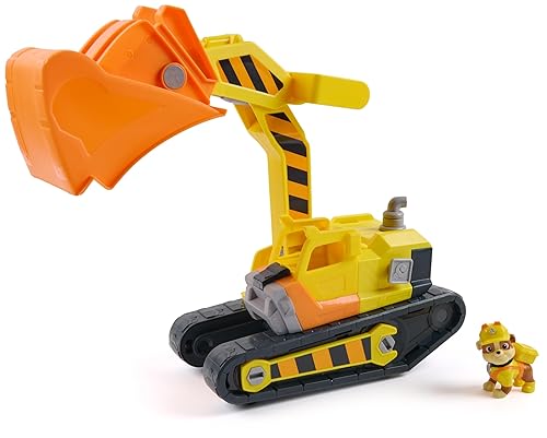 Rubble & Crew Rubble's Ultimate Tool Bulldozer Vehicle, Toy Truck with Action Figure, PAW Patrol Kids Toys for Boys and Girls Ages 3 and Up.