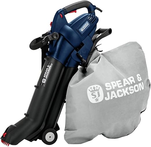 Spear & Jackson S30BLV Corded Leaf Blower & Vac 3000W Amazon.co.uk