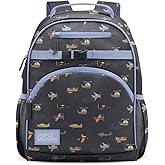 Simple Modern Medium Toddler Backpack for School Girls and Boys | Kindergarten Elementary Kids Backpack | Fletcher Collection | Kids - 15" tall | Wheels Up