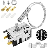 800345 Commercial Refrigerator Thermostat Compatible with True Models, 120V | Freezer Temperature Controller Replaces 077B1264; Fits TBB-24GAL-60, T-23DT and GDM-19T Series Refrigeration Equipment