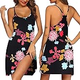 Ekouaer Women's Racerback Sleeveless Nightgown