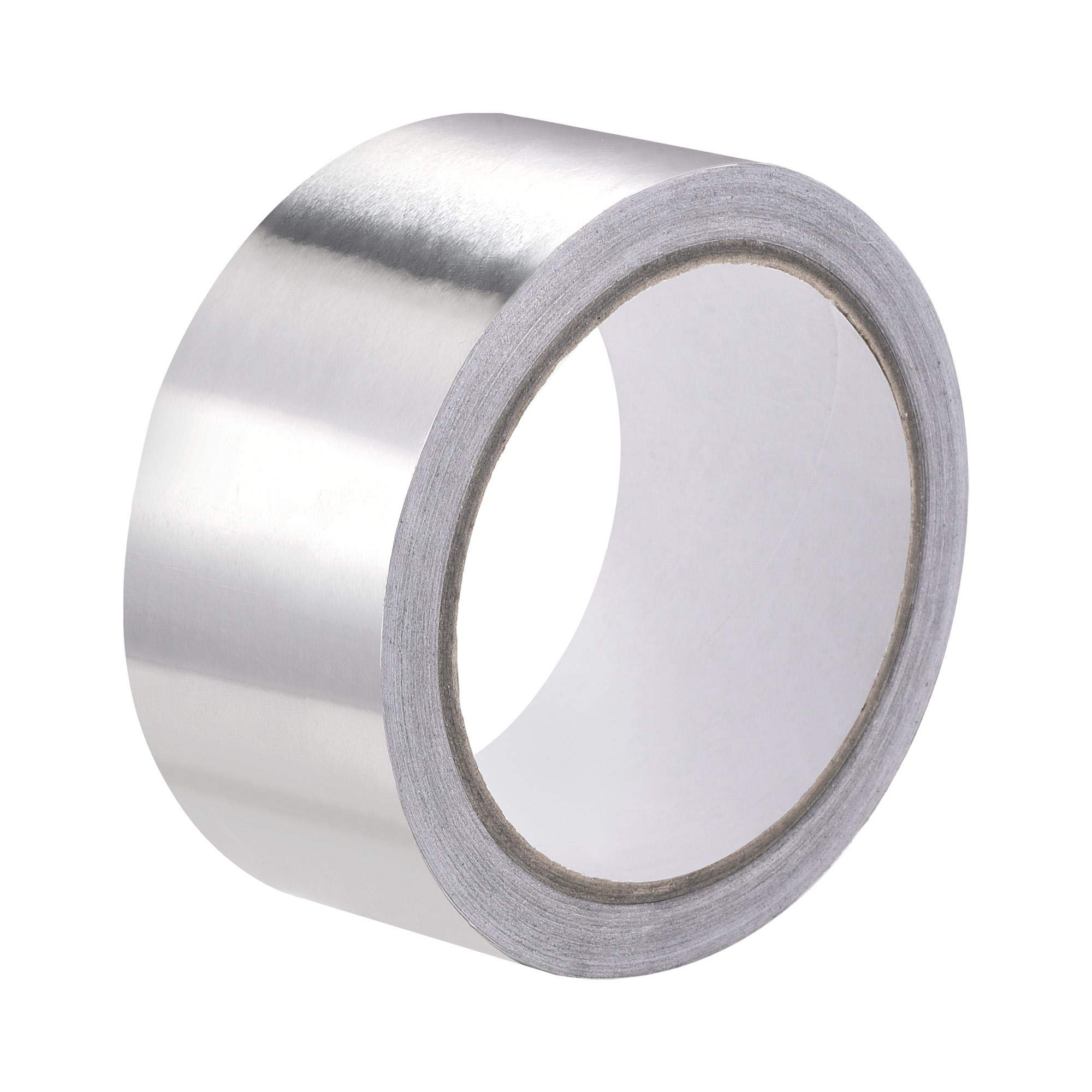 uxcell 40mmx 20m Aluminum Foil Tape High Temperature Tape for HVAC, Sealing, Patching Hot and Cold Air Ducts Single Sided Adhesive Tape