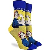 Good Luck Sock Women's Rosie the Riveter Socks, Adult