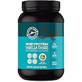 Stellar Labs Whey Protein Powder with BCAA's & Whey Isolate | Certified Low FODMAP, Non GMO, Gluten Free, Soy Free, Low Carb, Keto, with Stevia | All Natural Lean Post Workout Shakes | Vanilla