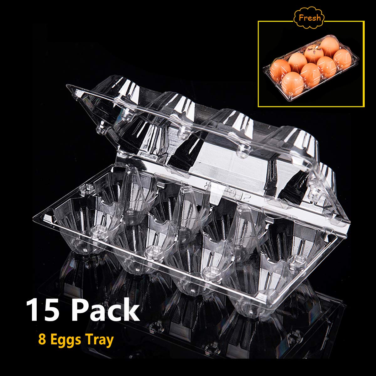 Quail Egg Cartons 25 Pack,Quail Egg Cartons Cheap Bulk Reusable,100 Recyclable Plastic Egg