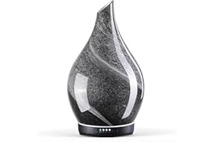 Porseme 280ml Essential Oil Diffuser Glass Color Changing Aroma Air Diffusers Aromatherapy Ultrasonic Cool Mist Humidifier 7 