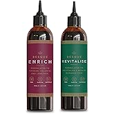 Besque Hair Growth Oil Bundle, 2 Month Supply, 100% Natural Hair Care, Luxury Gifts for Women, 3.38 fl oz, Made in the UK