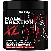 BCP PLUS MalePlus Performance - Volume Booster - Pills for Men - 3rd Party Lab Tested | for Fast Acting Blood Flow, Vigor, Drive & Size EnIargement | HornyGoat Weed & Maca, Tribulus 60 Capsules