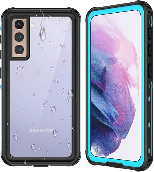 Amazon Com Ruky Samsung Galaxy S21 Plus Waterproof Case Underwater Full Body Cover With Built In Screen Protector Fingerprint Unlock Clear Sound Ip68 Waterproof Case For Samsung Galaxy S21 Plus 6 7 5g Teal
