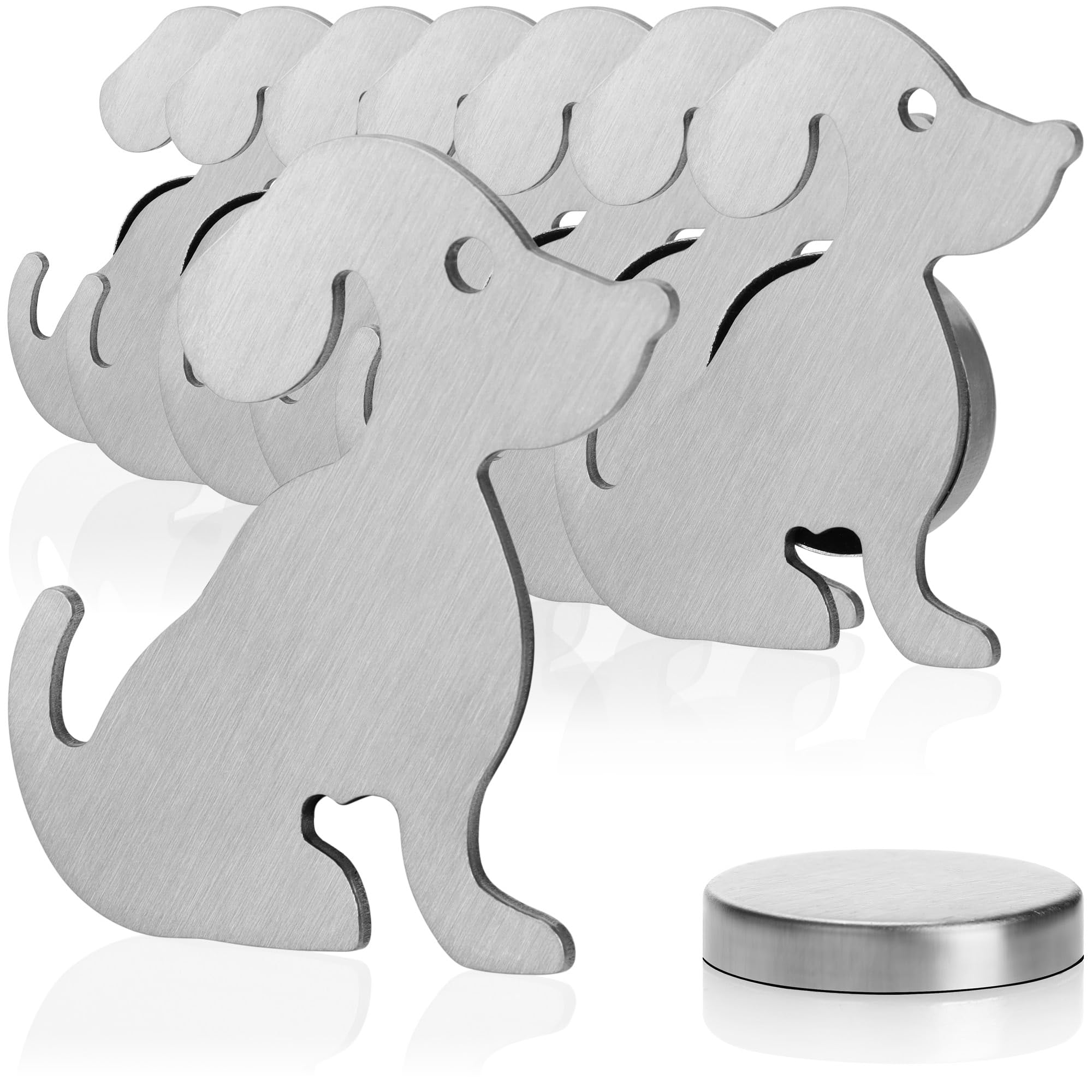 com-four® 8x tablecloth weighters - tablecloth weights made of stainless steel - magnetic tablecloth clamp - approx. 50 g