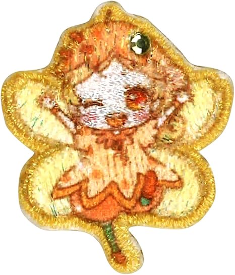 Amazon ミノダ リルリルフェアリル ミニワッペン ひまわり S01y9378 ワッペン アップリケ 通販