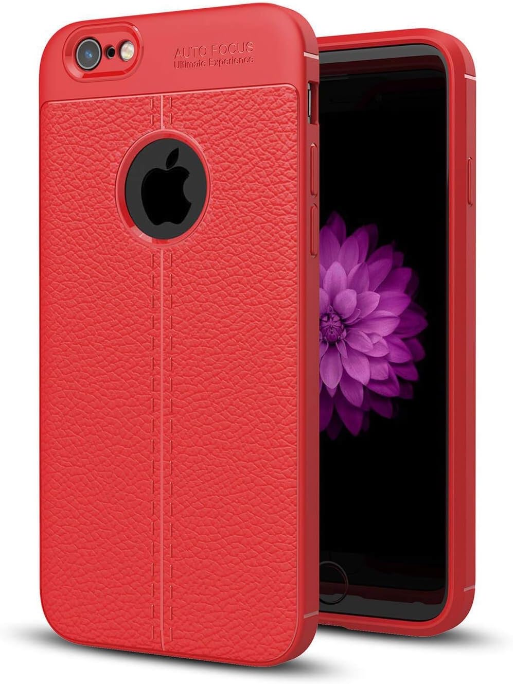 FinestBazaar iPhone 6 Plus / 6s Plus 5.5" Case Ultra Light ShockProof Protective TPU Grip Silicone Slim Thin Cover For Apple iPhone 6 Plus / 6s Plus 5.5" Red + Free Film Screen Protector