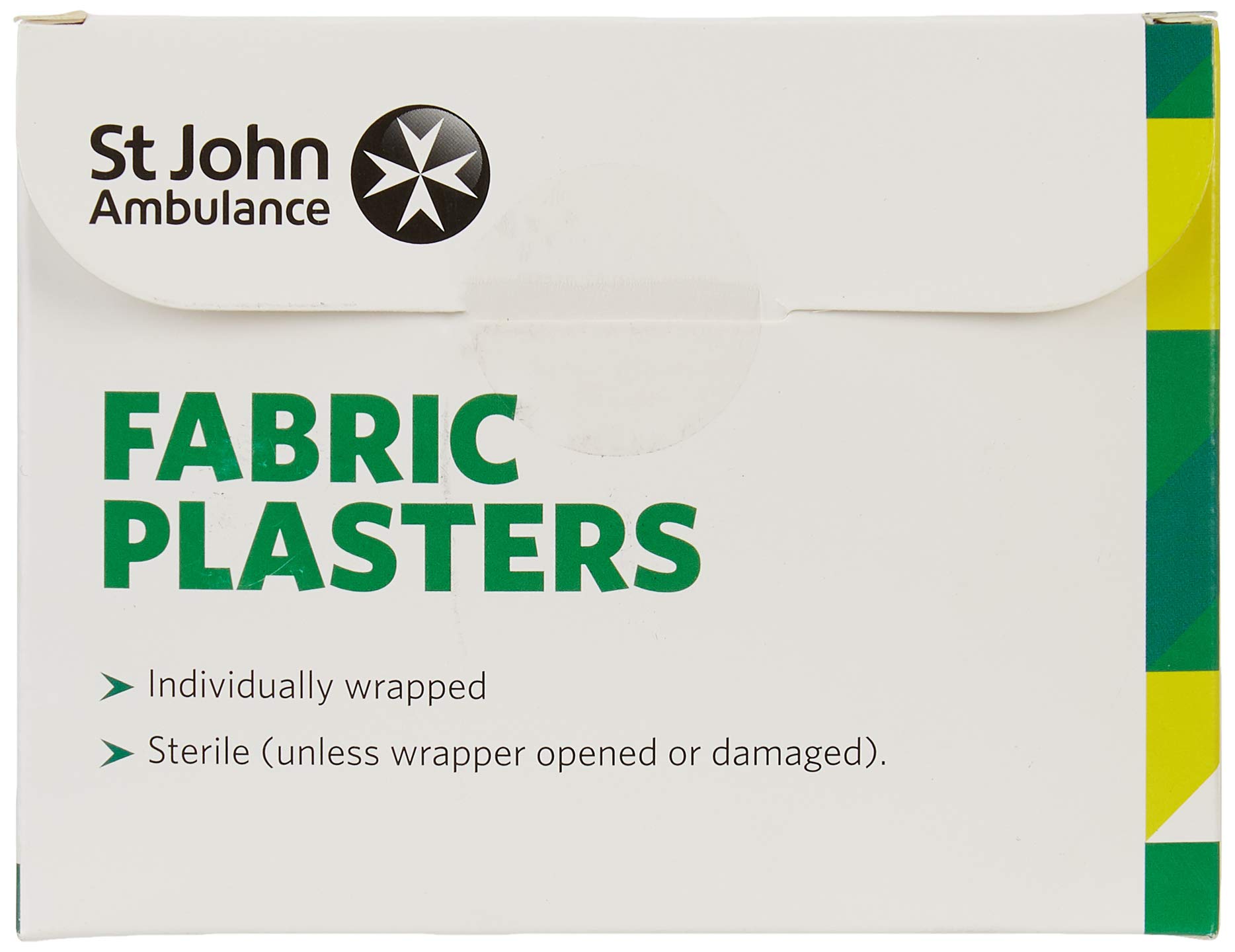 St John Ambulance 7.5x2.5cm Fabric Plasters - Pack of 100