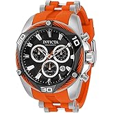 Invicta Mens Bolt Quartz Watch, Orange, 31314