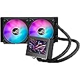 ASUS ROG Ryujin III 240 ARGB All-in-one Liquid CPU Cooler with 240mm Radiator. Asetek 8th gen Pump, 2X Magnetic 120mm ARGB Fans (Daisy Chain Design), 3.5” LCD Display,BLACK