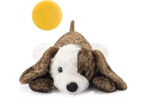 Extragele Heartbeat Puppy Toys Dog Heartbeat Toy for Dog Anxiety Relief and Calming Aid, Heartbeat Stuffed Animal for Puppy Sleep Aid Crate Training, Puppy Essentials Needs Gifts