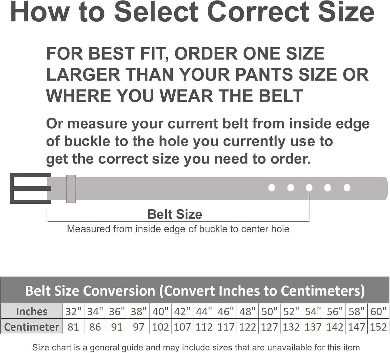 buckle jeans size chart