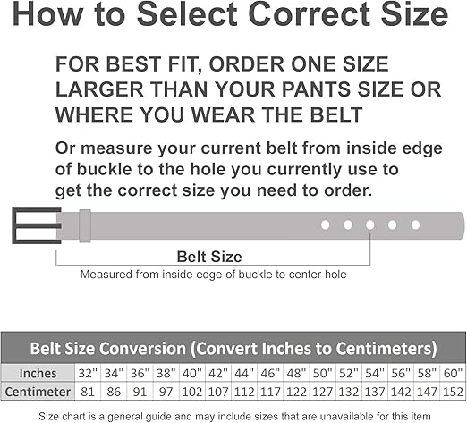 buckle jeans size chart