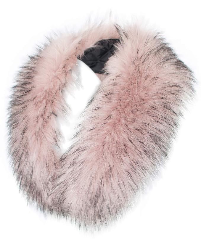 Chic Vibe Pelzschal Pelzstola Pelzkragen Stolen Kunstpelz Fellimitat Fellkragen Pelzboa