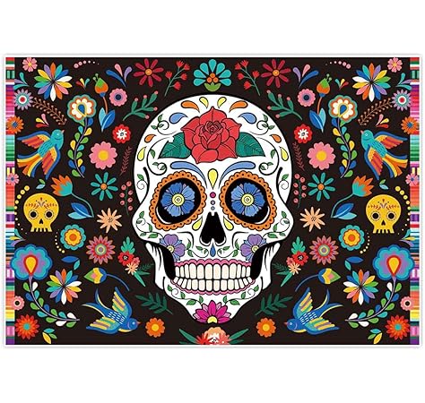 Party Supplies Happy Storm Day Of The Dead Banner Dia De Los