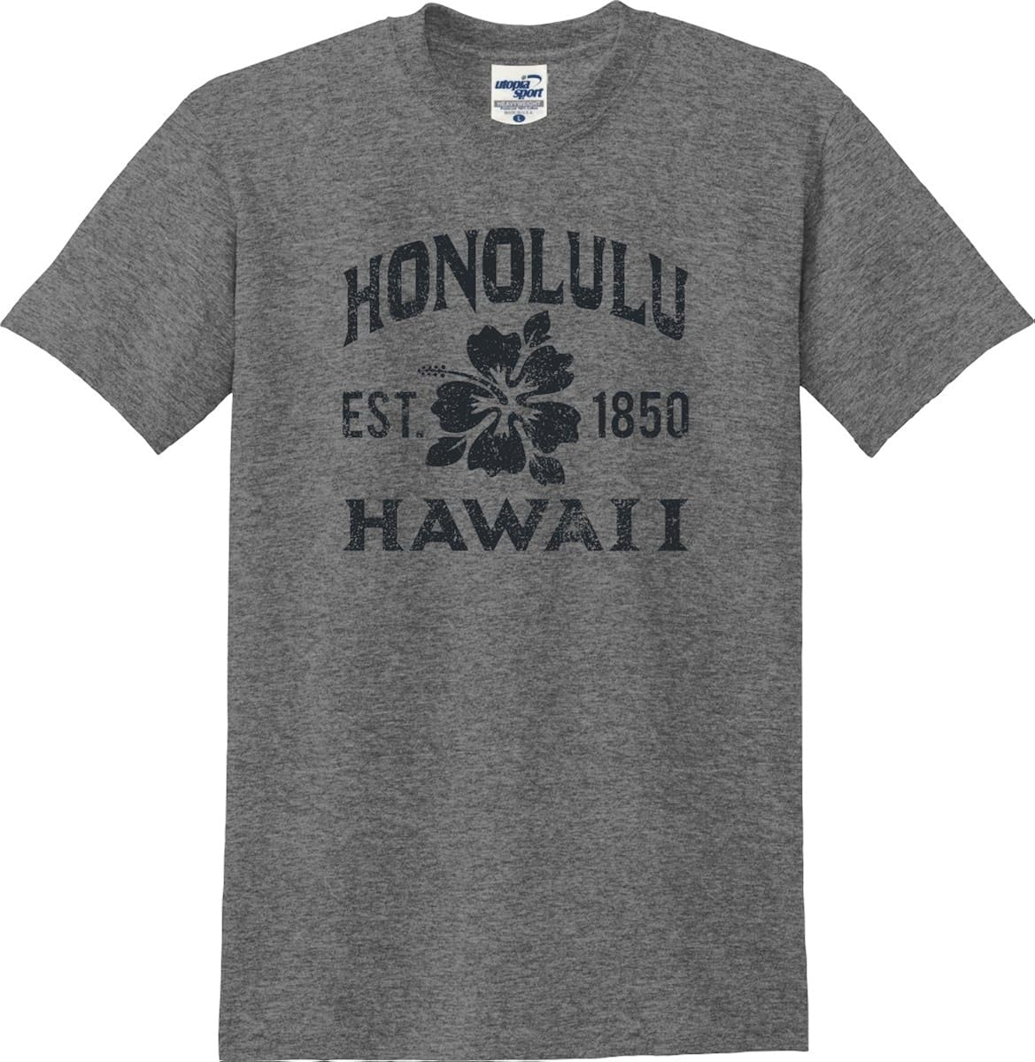 Honolulu Hawaii Established 1850 Hibiscus T Shirt S 5x Minaze