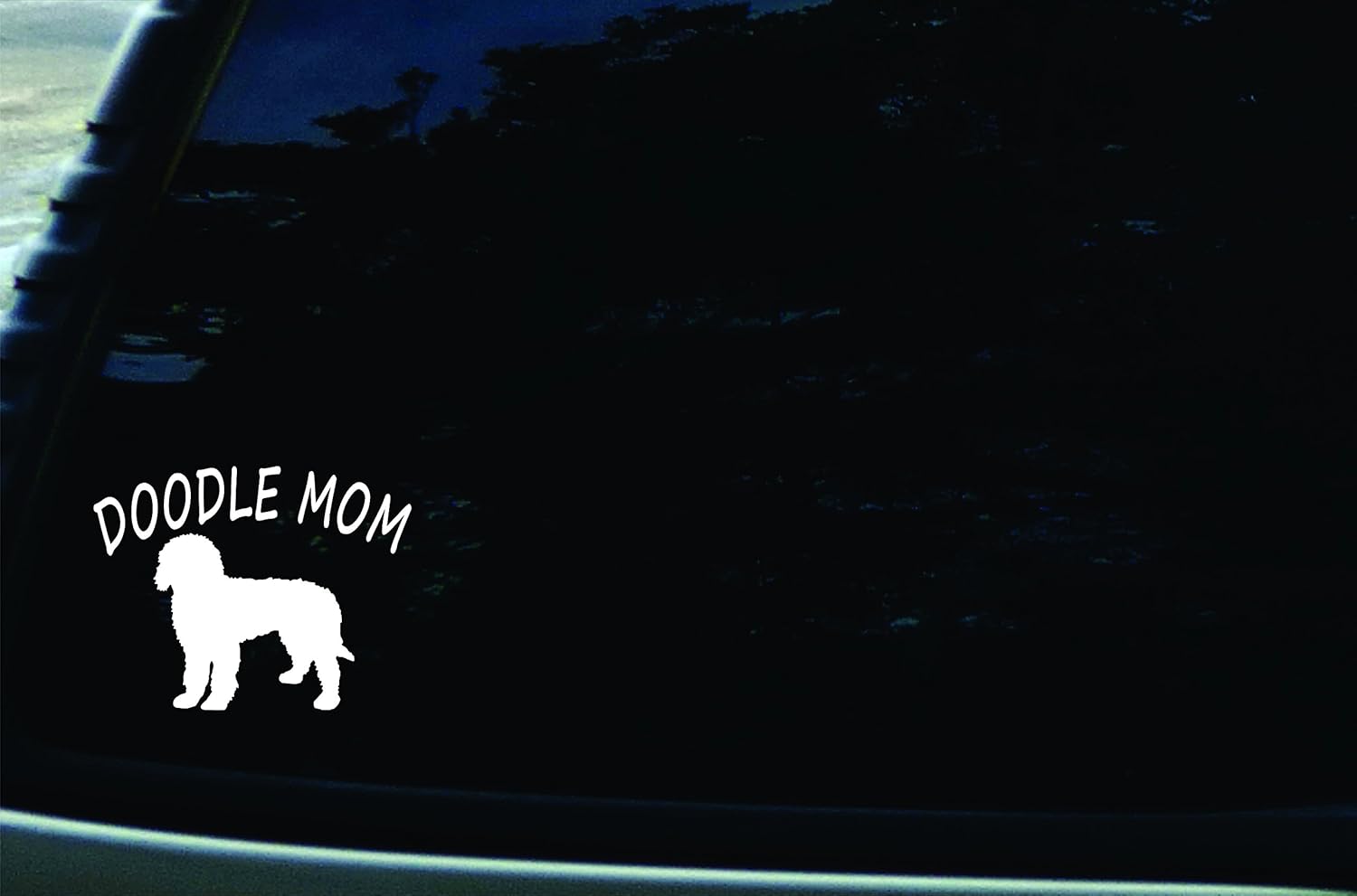 SFD 5" X 4" Doodle Mom Vinyl DIE Cut Decal for Your car, Truck, Window, Laptop, MacBook, or virtually Any Other Smooth Surface.