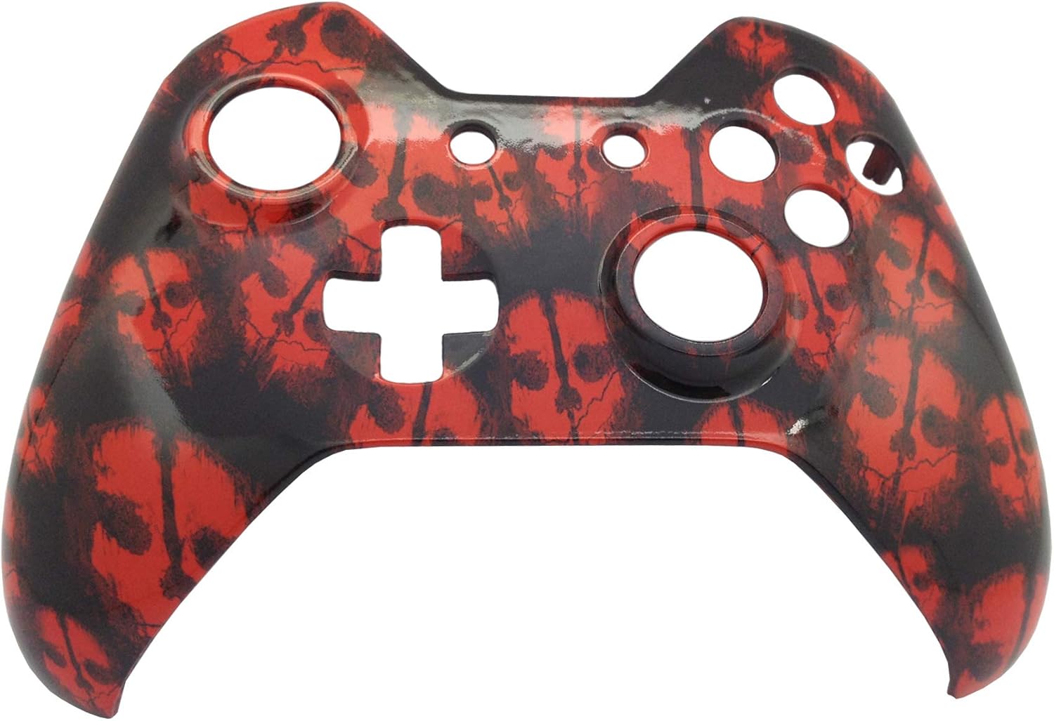 Amazon Com Hydro Dipped Front Housing Shell For Xbox One Controller Red Skl Computers Accessories