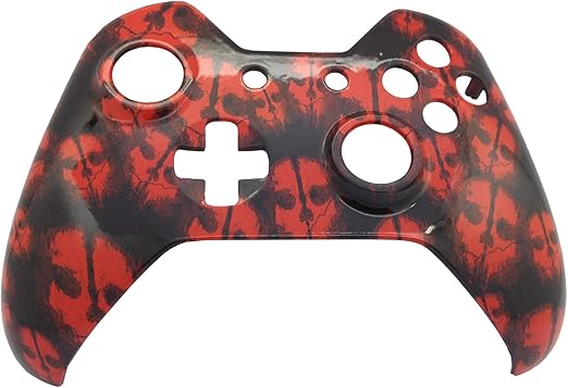Amazon Com Hydro Dipped Front Housing Shell For Xbox One Controller Red Skl Computers Accessories