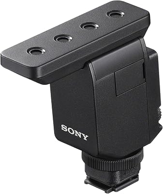 ECM-B10, Kabelloses Shotgun Mikrofon, Rauschunterdrückung, einfache Bedienung, Ideal für Kameras, Interviews, Vlogs, Content Kreation, Streaming