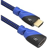 Ultra Clarity Cables HDMI Extension Cable 10 ft - Male to Female - 4k HDMI Extender - Supports High Speed 3D video, ARC, UHD