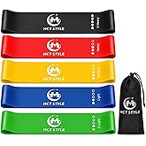 HCT STYLE Loop Resistance Bands for Working Out, Exercise Bands Set of 5