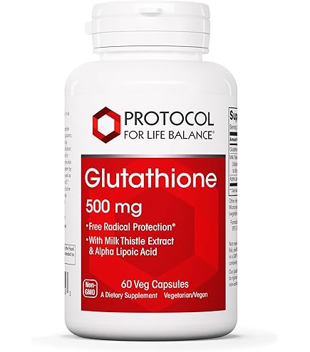 Amazon.com: Now Foods Supplements, Glutathione 500 mg, with Milk Thistle  Extract & Alpha Lipoic Acid, Free Radical Neutralizer*, 120 Veg Capsules,  Beige : Health & Household