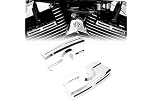 RUDYNESS Chrome Spark Plug Head Bolt Covers For Harley Dyna Softail Twin Cam 99-17 Model