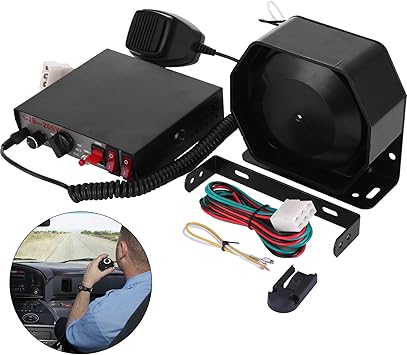 Amazon Com Mophorn 0w Siren Bundle 8 Tones Emergency Warning Siren With Pa Speaker Mic System Vehicle Siren Box Fit For Police Ambulance Fire Fighting And Engineer Vehicles Automotive
