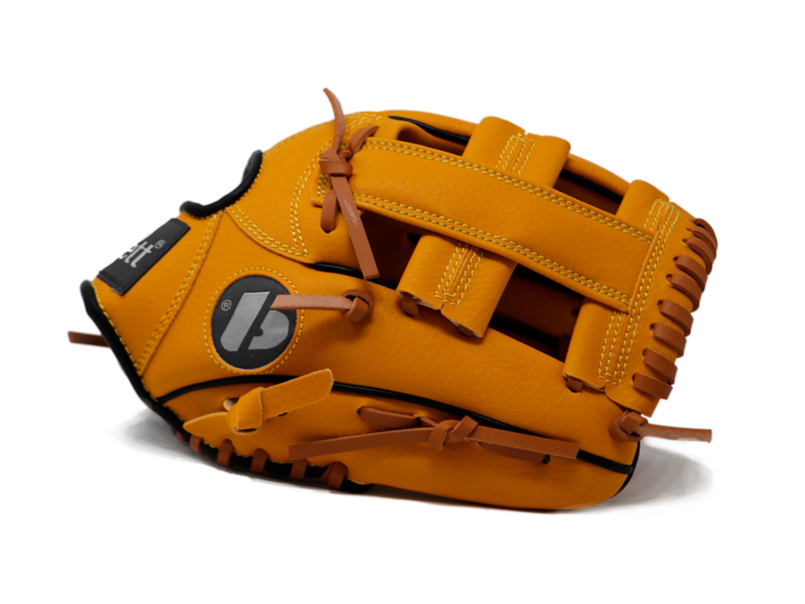 JL-110 Baseball Glove, Outfield, Polyurethane, 11" (Tan)