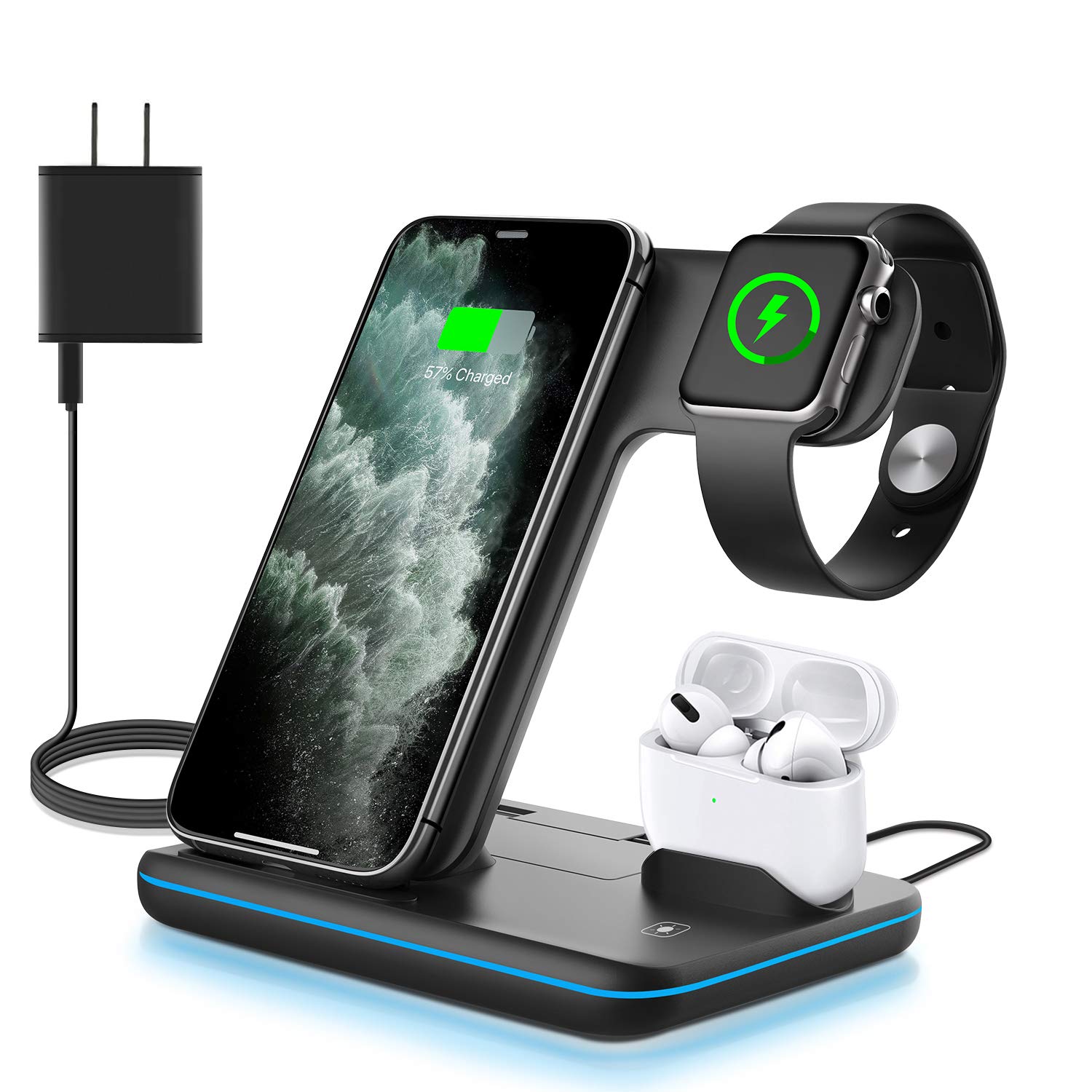 Mua WAITIEE Wireless Charger, 3 in 1 QiCertified 15W Fast Charging