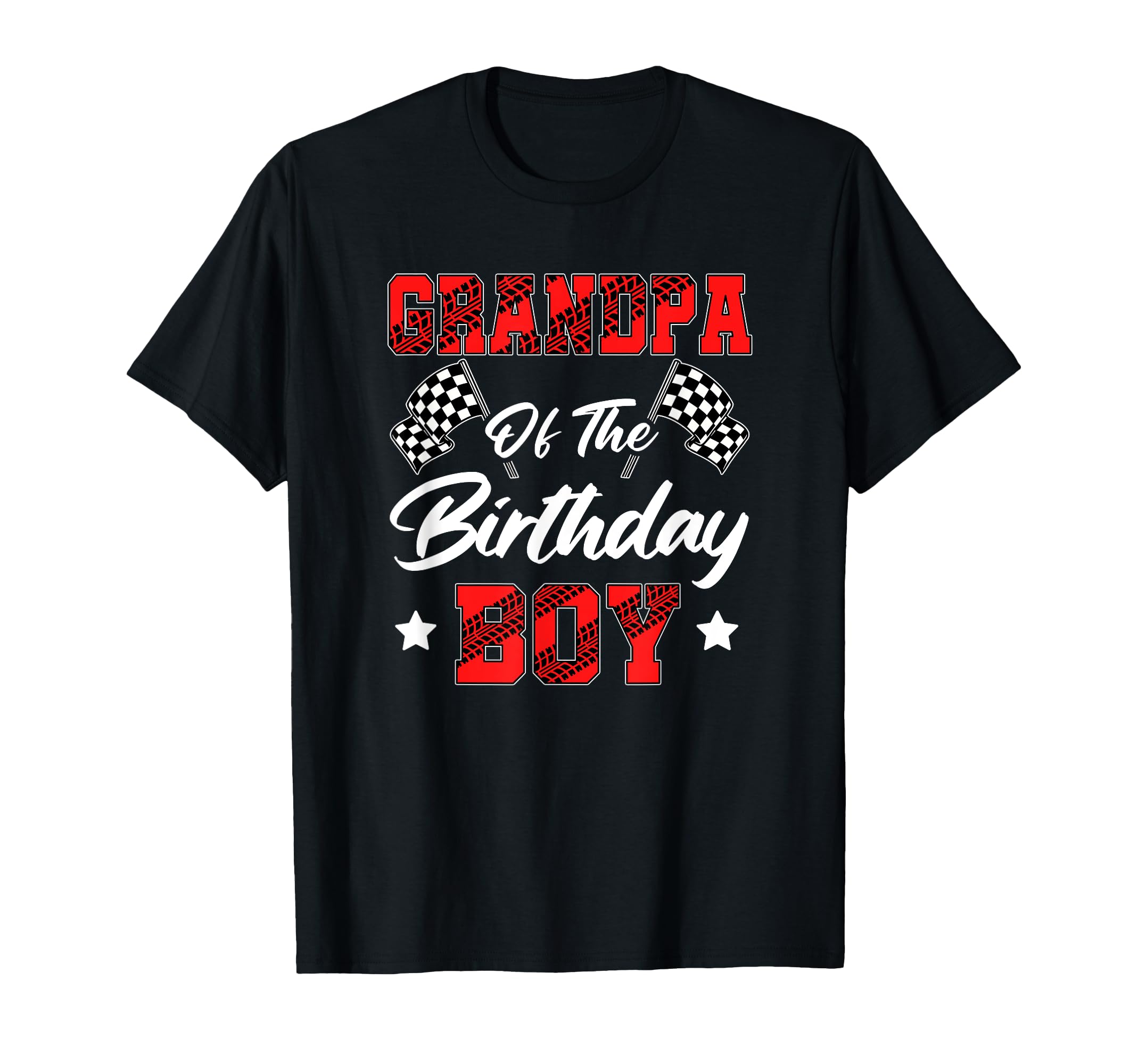 Photo 1 of Race Car Grandpa Of The Birthday Boy Racing Family Pit Crew T-Shirt