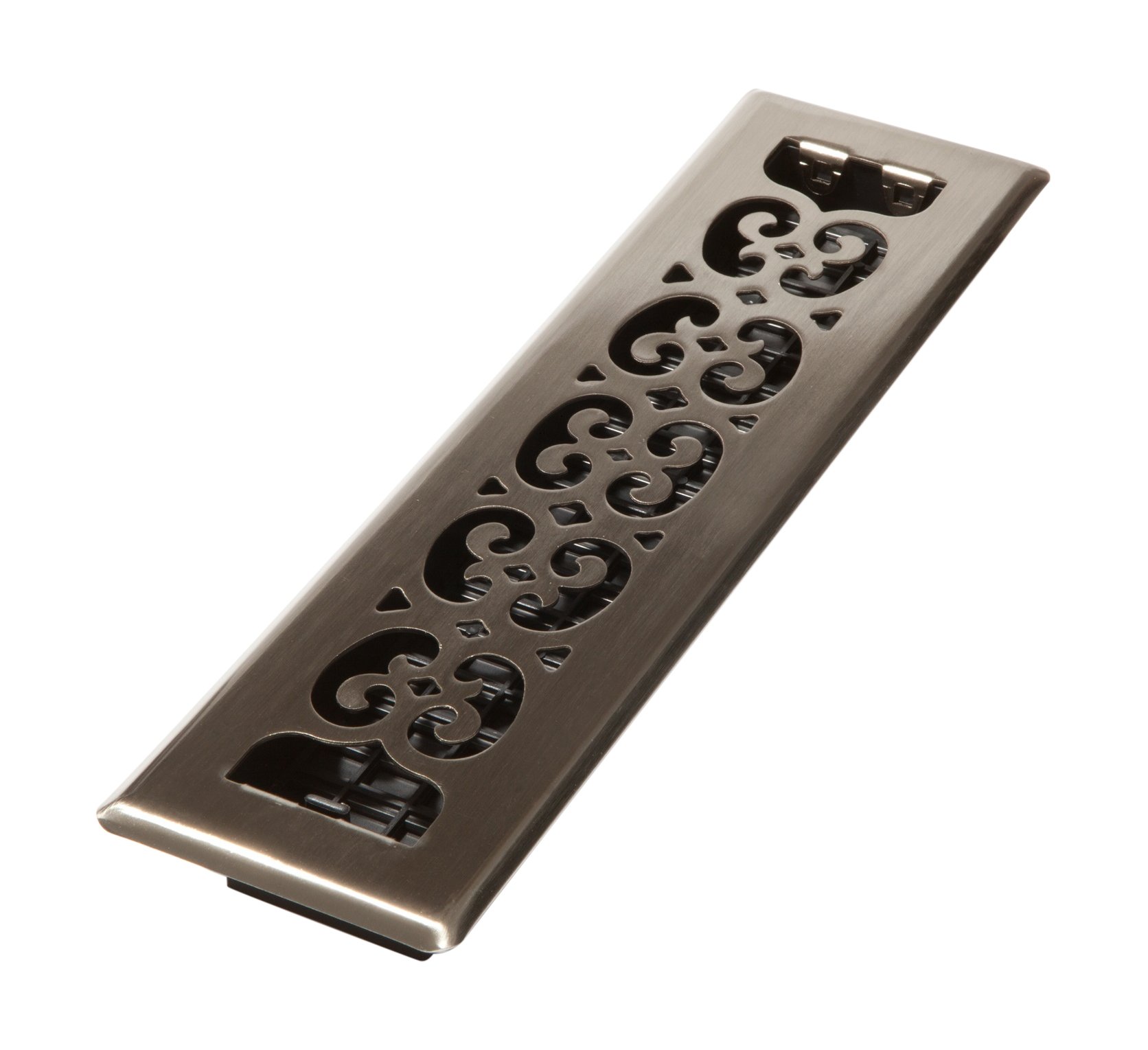 Photo 1 of Decor Grates SPH212-NKL Floor Register, 2x12, Brushed Nickel Finish