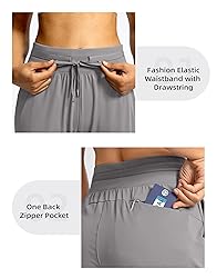 G Gradual Women's Joggers Pants with Zipper Pockets