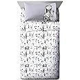 Jay Franco Disney Nightmare Before Christmas Gothic Romance Twin Sheet Set -3 Piece Set Super Soft and Cozy Kids Bedding Features Jack Skellington & Sally - Microfiber Sheets(Official Disney Product)