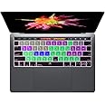 Avid Pro Tools Shortcuts Hotkey Keyboard Cover for M1 M2 MacBook Pro Touch Bar 13 15 Inch(A2159/A1989/A1706,A1990/A1707) 2019 2018 2016 2017 2021 2022 2020