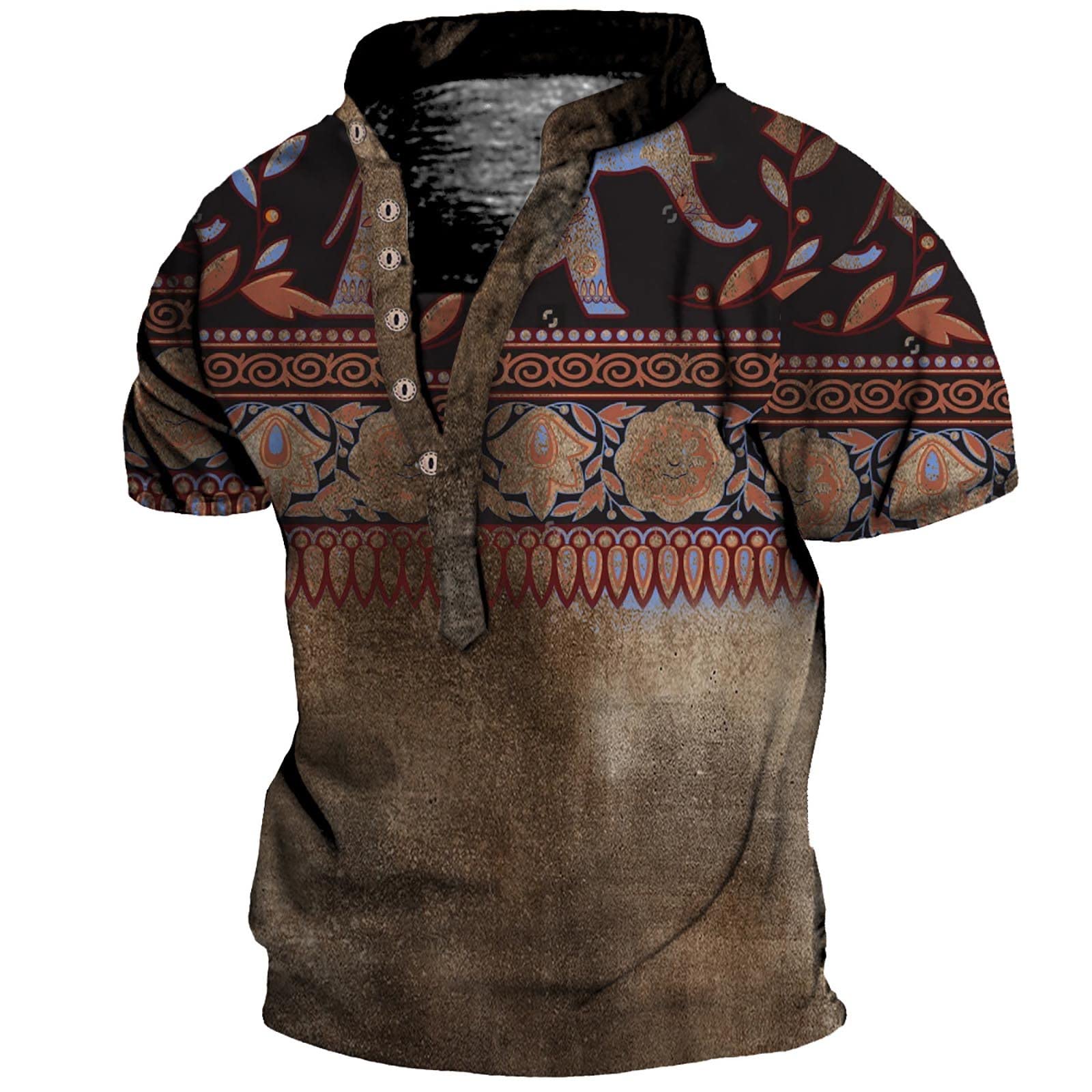 Mens Loose Crewneck Summer Basic Tees for Leggings