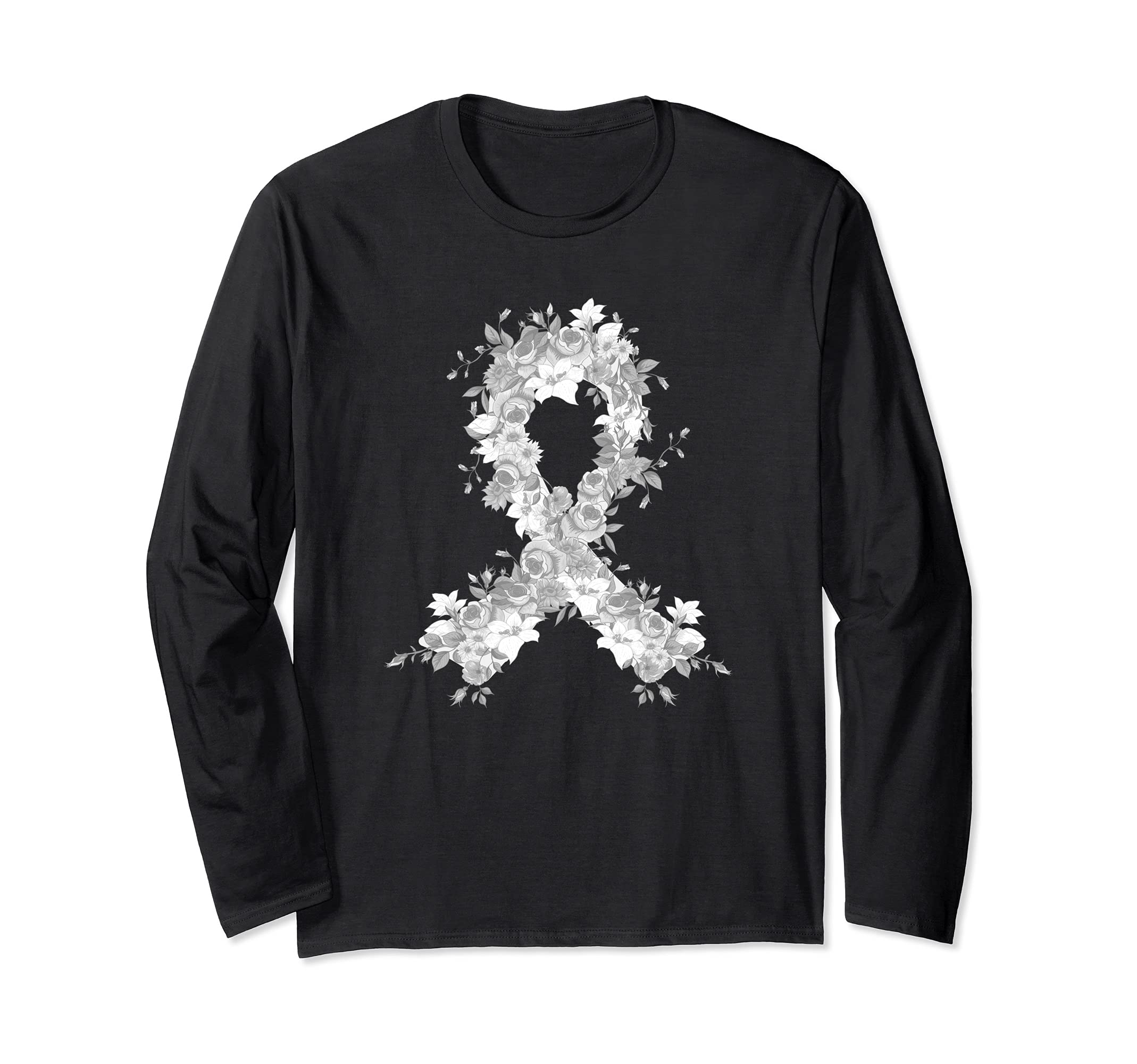 Lung Cancer Awareness, Wear White for Lung Cancer Long Sleeve T-Shirt
