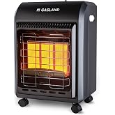 GASLAND MHA18B Propane heater Outdoor,18,000 BTU, Max Heat 450 Sq.Ft | CSA Certified, ODS &amp; Tip-over Protection, LP Gas Heater for Patio, Garage, Workshops, Gas Regulator &amp; Hose Included