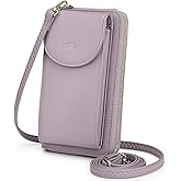 S-ZONE Small Crossbody Bags for Women Cell Phone Purse RFID Blocking Wallet Purses with Credit Card Slots