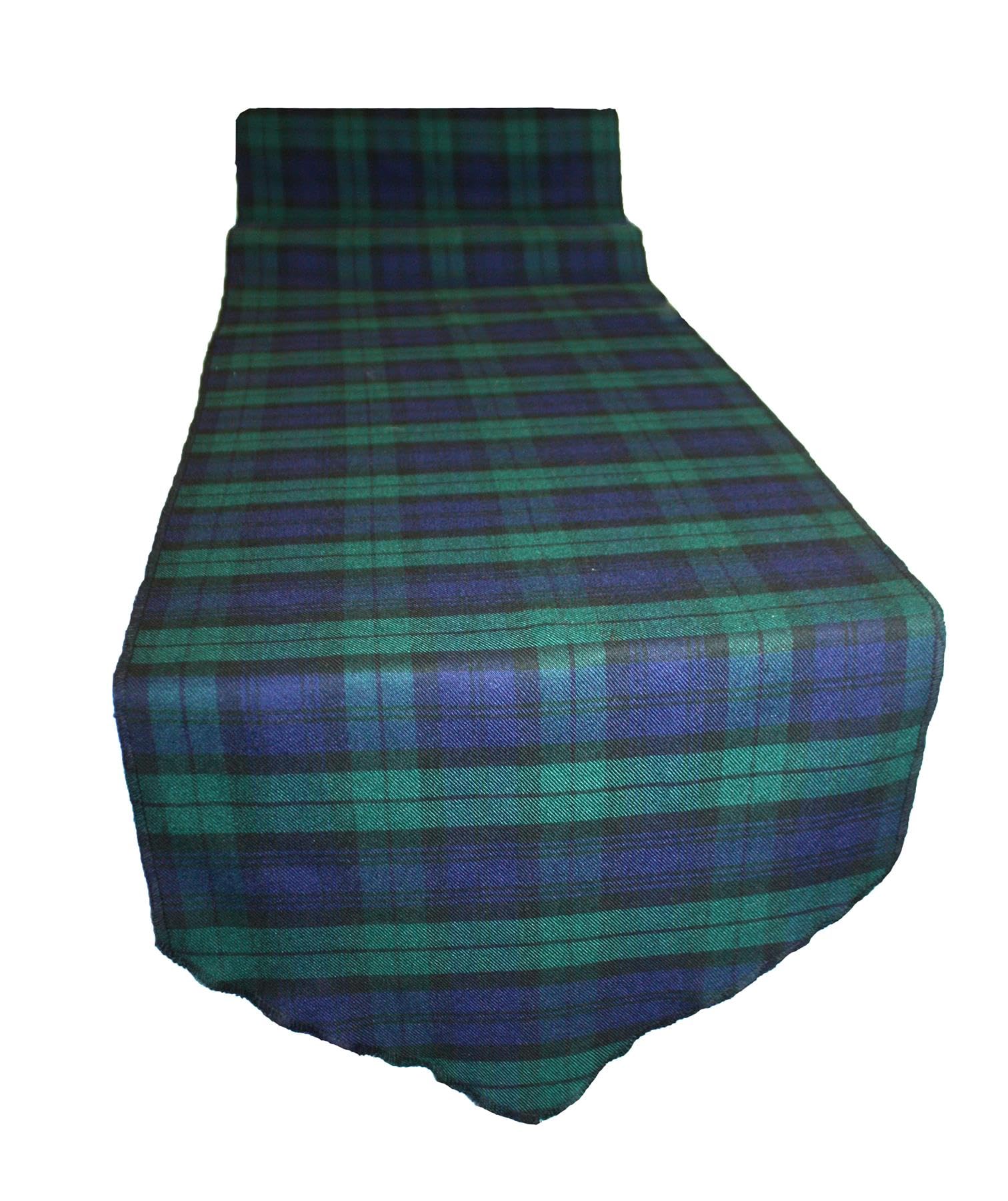 The Dragons Den Traditional Scottish Black Watch Tartan Table Runner Burns Night Supper [4 Ft]