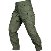 OCANXUE Men&rsquo;s Tactical Pants | Water Resistant Cargo Pants Outdoor Hiking Pants Ripstop Work Pants Multi pocket No Belt No Knee Pad
