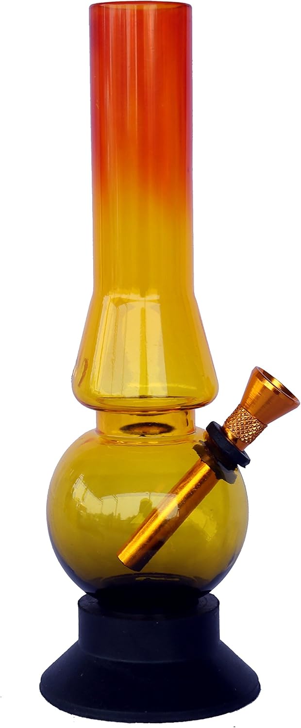 8 inches clear acrylic bong 20 cm (Rasta) Amazon.co.uk Kitchen & Home