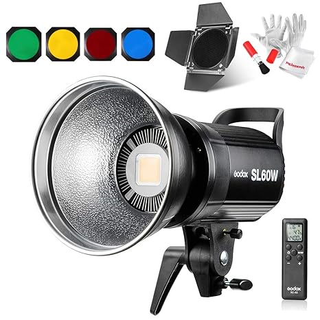 Godox SL60W Kit Dauerlicht Videoleuchte 5600K Weiß Licht
