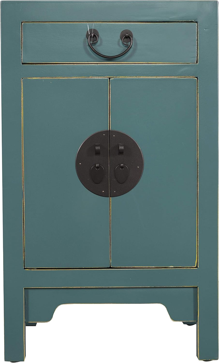 Oriental Chinese Furniture Small Bedside Blue Bedside Table With Drawer Asian Living Room Bedroom Furniture Decor Cabinet Nachttischmobeln Amazon De Kuche Haushalt